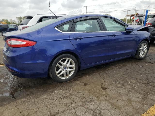 1FA6P0H71G5112333 - 2016 FORD FUSION SE BLUE photo 3