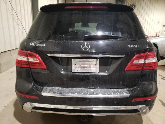 4JGDA5HB8EA404890 - 2014 MERCEDES-BENZ ML 350 4MATIC BLACK photo 6