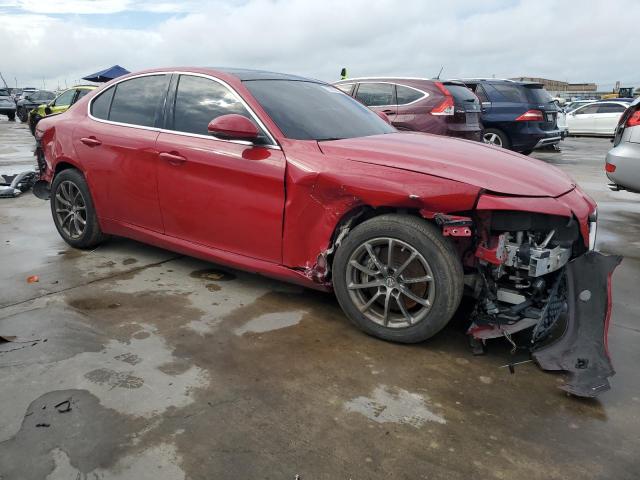 ZARFAEDN4J7593418 - 2018 ALFA ROMEO GIULIA Q4 RED photo 4