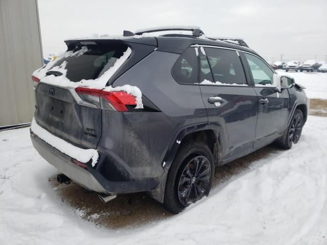 4T3E6RFV4NU094740 - 2022 TOYOTA RAV4 XSE GRAY photo 3