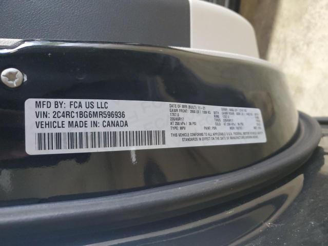 2C4RC1BG6MR596936 - 2021 CHRYSLER PACIFICA TOURING L Qara foto 14