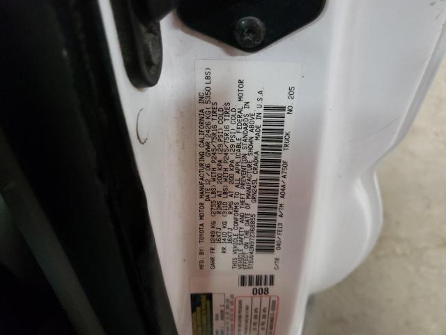 5TEUU42N97Z368855 - 2007 TOYOTA TACOMA ACCESS CAB თეთრი ფოტო 12