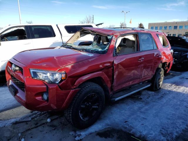 JTEBU5JR2E5189277 - 2014 TOYOTA 4RUNNER SR5 RED photo 1