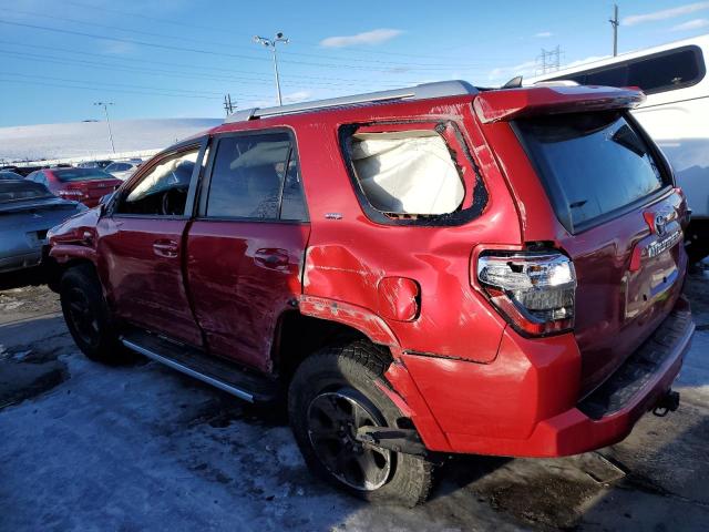 JTEBU5JR2E5189277 - 2014 TOYOTA 4RUNNER SR5 RED photo 2