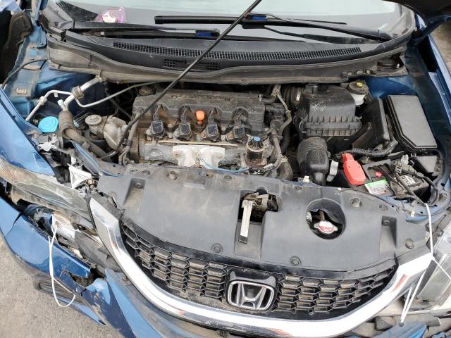 19XFB2F84DE078159 - 2013 HONDA CIVIC EX BLUE photo 11