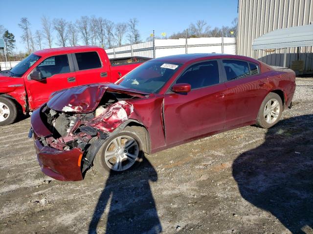 2C3CDXBG8LH144503 - 2020 DODGE CHARGER SXT BURGUNDY photo 1