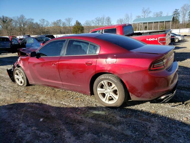 2C3CDXBG8LH144503 - 2020 DODGE CHARGER SXT BURGUNDY photo 2