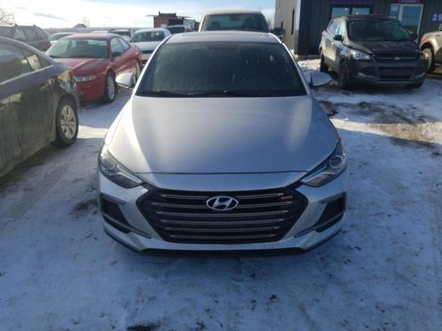 KMHD04LB1JU578071 - 2018 HYUNDAI ELANTRA SPORT SILVER photo 5