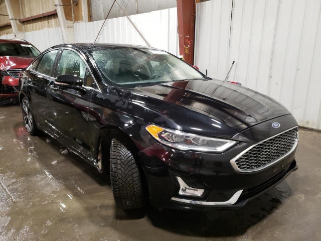 3FA6P0D92LR176234 - 2020 FORD FUSION TITANIUM BLACK photo 4