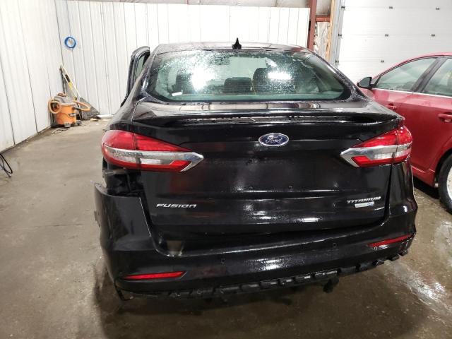 3FA6P0D92LR176234 - 2020 FORD FUSION TITANIUM BLACK photo 6