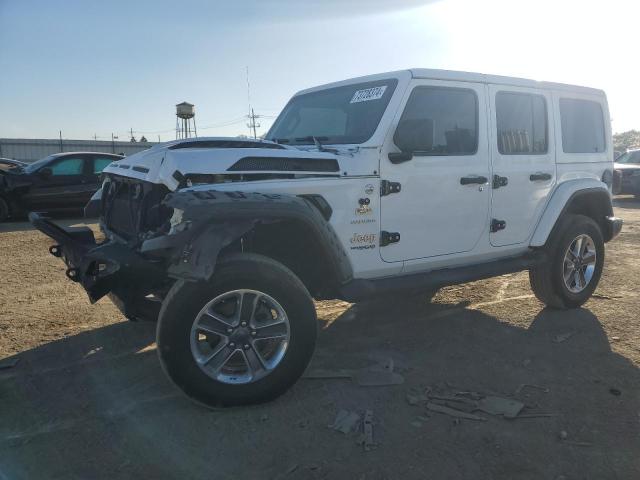 1C4HJXEG4LW314038 - 2020 JEEP WRANGLER U SAHARA WHITE photo 1