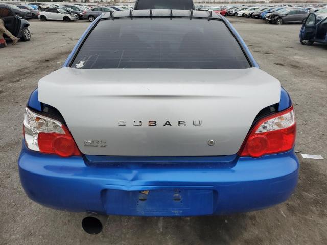 JF1GD79696G525907 - 2006 SUBARU IMPREZA WRX BLUE photo 6