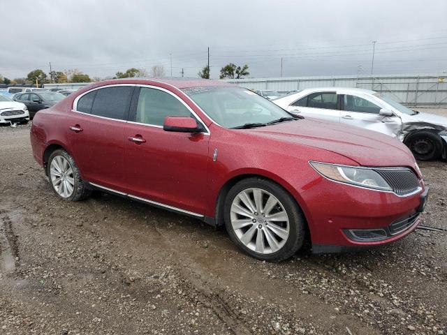 1LNHL9FT5EG607022 - 2014 LINCOLN MKS RED photo 4