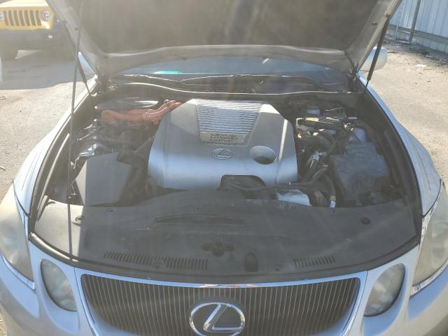 JTHBC96S275009033 - 2007 LEXUS GS 450H SILVER photo 11