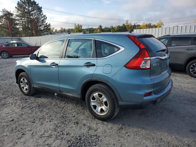 2HKRM4H35FH608318 - 2015 HONDA CR-V LX TEAL photo 2