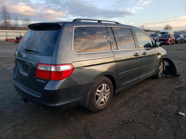 5FNRL38605B416874 - 2005 HONDA ODYSSEY EXL GRAY photo 3