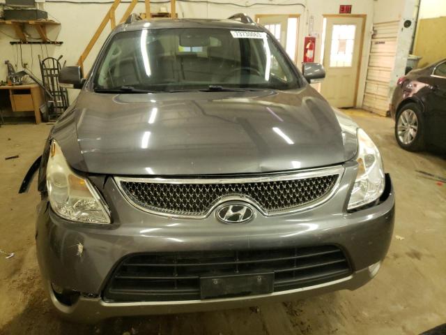 KM8NUDCC4AU121028 - 2010 HYUNDAI VERACRUZ GLS GRAY photo 5