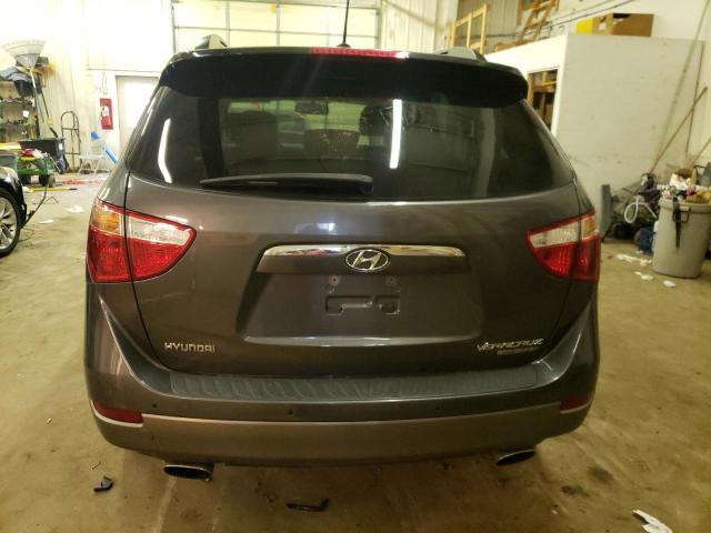 KM8NUDCC4AU121028 - 2010 HYUNDAI VERACRUZ GLS GRAY photo 6