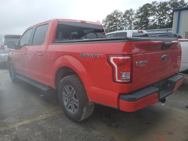1FTEW1CP2GFC64976 - 2016 FORD F150 SUPER RED photo 2