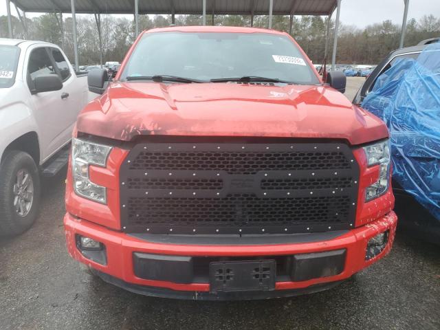 1FTEW1CP2GFC64976 - 2016 FORD F150 SUPER RED photo 5