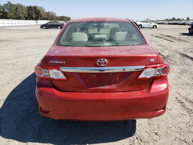 JTDBU4EEXC9171136 - 2012 TOYOTA COROLLA LE BASE RED photo 6