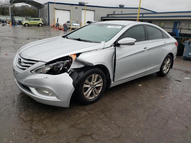 5NPEB4ACXDH580995 - 2013 HYUNDAI SONATA GLS SILVER photo 1