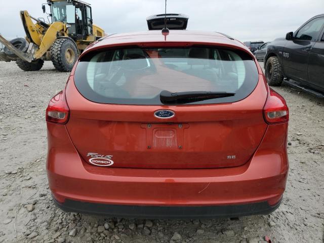 1FADP3K24JL309442 - 2018 FORD FOCUS SE RED photo 6