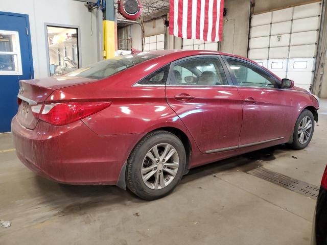 5NPEB4AC7DH522164 - 2013 HYUNDAI SONATA GLS RED photo 3