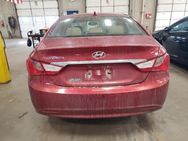 5NPEB4AC7DH522164 - 2013 HYUNDAI SONATA GLS RED photo 6