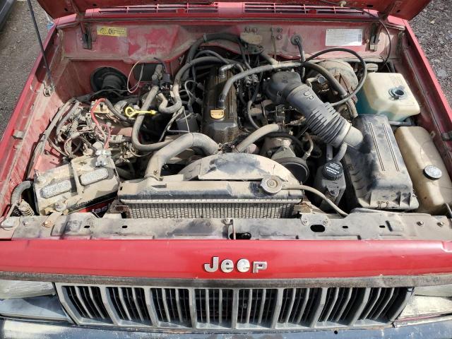 1J7FT26E1KL517872 - 1989 JEEP COMANCHE RED photo 11