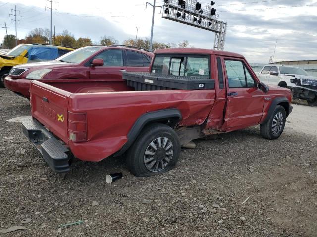 1J7FT26E1KL517872 - 1989 JEEP COMANCHE RED photo 3