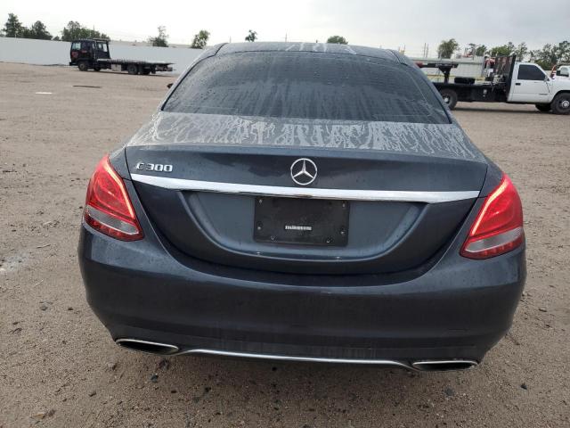 55SWF4JB8GU152943 - 2016 MERCEDES-BENZ C 300 BLUE photo 6