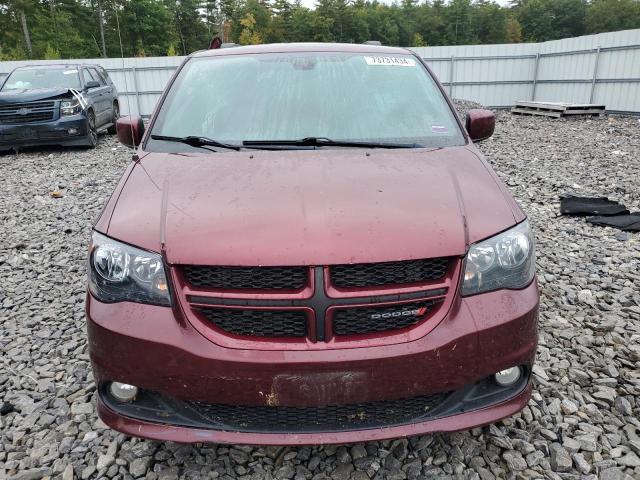 2C4RDGEG0JR342260 - 2018 DODGE GRAND CARA GT MAROON photo 5