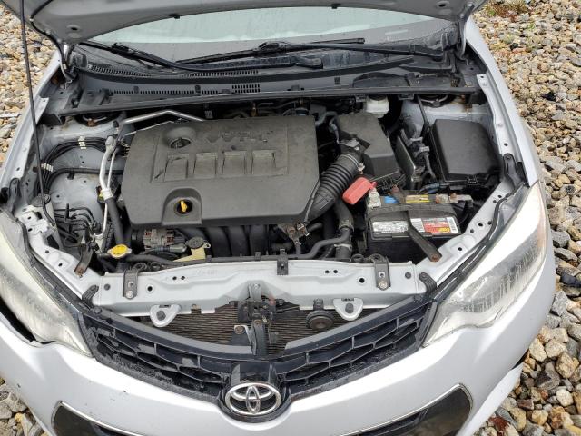 2T1BURHE8EC069601 - 2014 TOYOTA COROLLA L SILVER photo 11