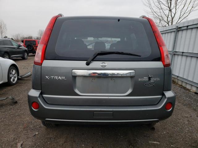 JN8BT08V66W214677 - 2006 NISSAN X-TRAIL XE GRAY photo 6