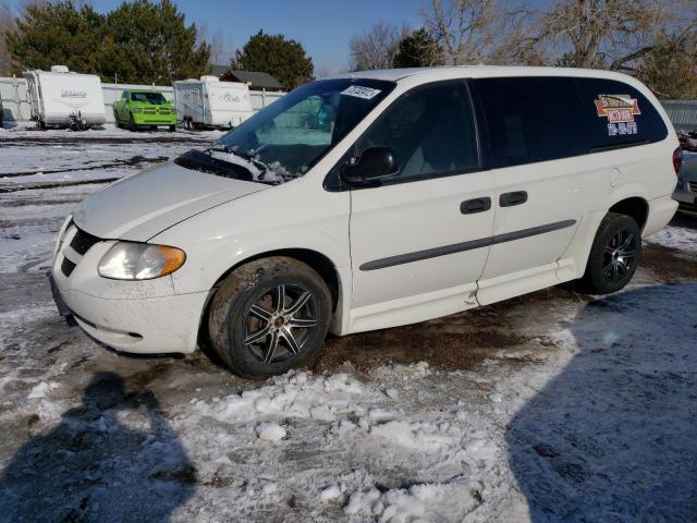 1D4GP24R73B340790 - 2003 DODGE CARAVAN SE WHITE photo 1