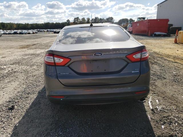 3FA6P0HR4DR317607 - 2013 FORD FUSION SE GRAY photo 6