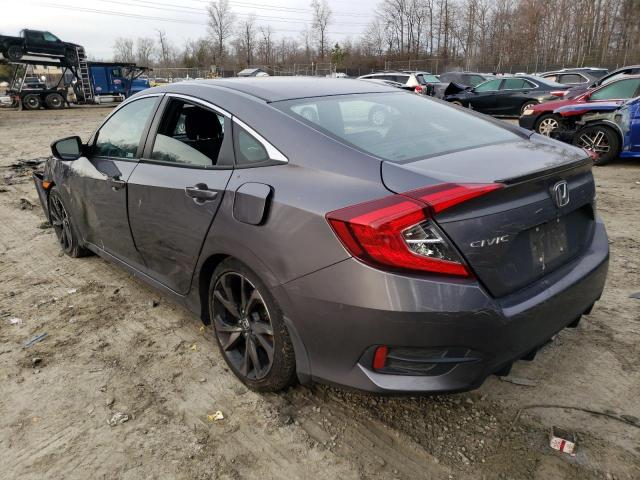 2HGFC2F89KH510566 - 2019 HONDA CIVIC SPORT 灰色 照片 2