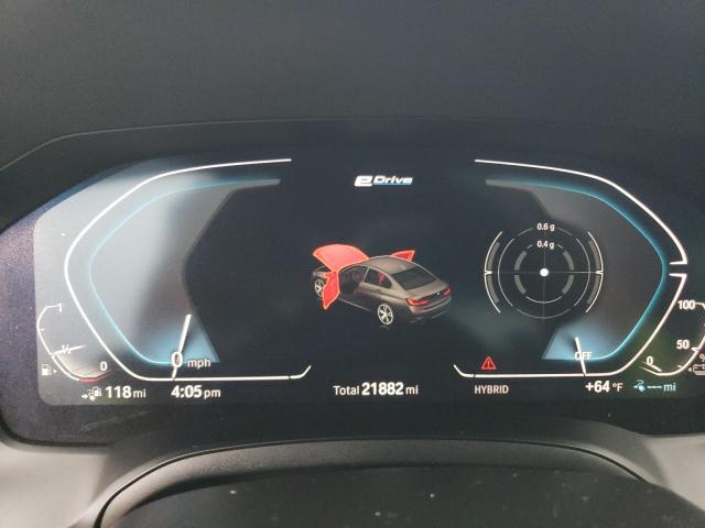 WBA5P7C05MFK94937 - 2021 BMW 330E WHITE photo 9