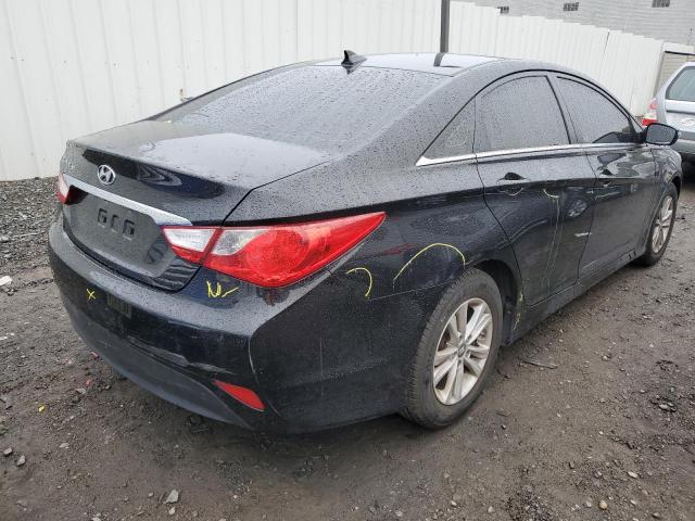 5NPEB4AC4EH894949 - 2014 HYUNDAI SONATA GLS BLACK photo 3