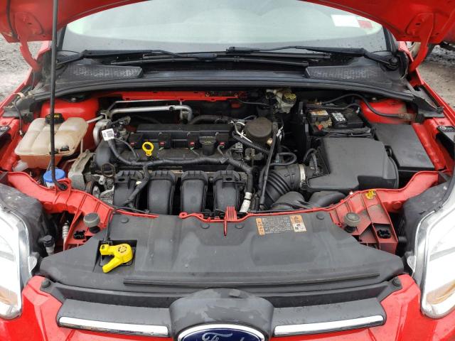 1FADP3F29EL345708 - 2014 FORD FOCUS SE RED photo 11