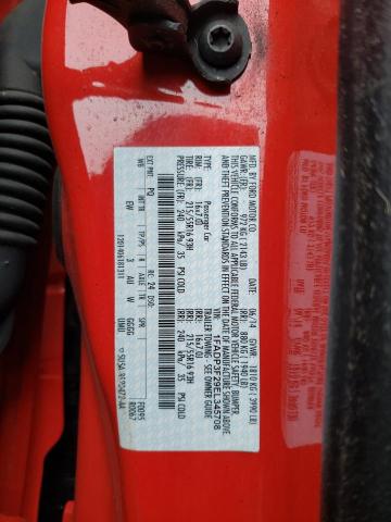 1FADP3F29EL345708 - 2014 FORD FOCUS SE RED photo 13