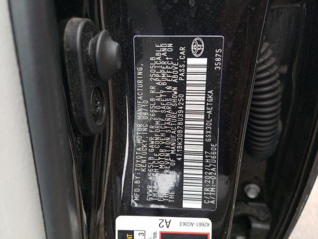 4T1BK3DB7BU394250 - 2011 TOYOTA AVALON BASE 黑色 照片 13