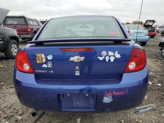 1G1AK55F277207637 - 2007 CHEVROLET COBALT LS BLUE photo 6