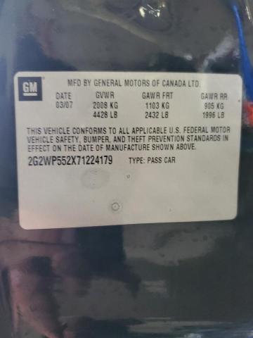 2G2WP552X71224179 - 2007 PONTIAC GRAND PRIX 黑色 照片 12