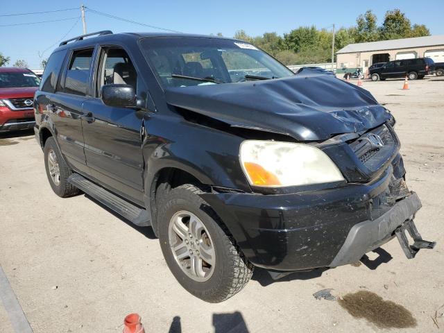 2HKYF18423H570538 - 2003 HONDA PILOT EX BLACK photo 4