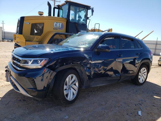 1V2WC2CA4PC204289 - 2023 VOLKSWAGEN ATLAS CROS SE BLUE photo 1