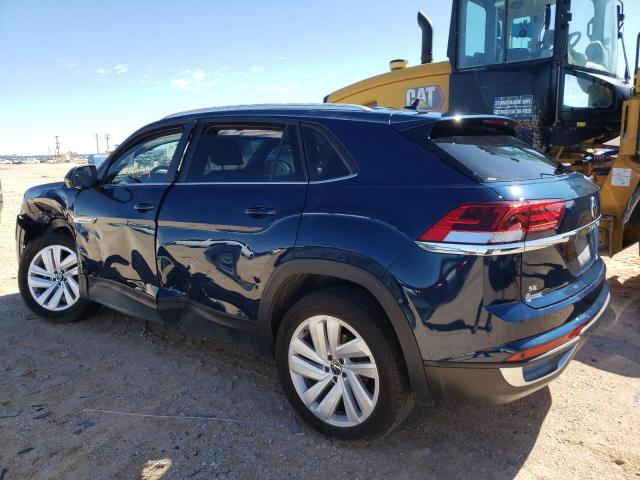 1V2WC2CA4PC204289 - 2023 VOLKSWAGEN ATLAS CROS SE BLUE photo 2