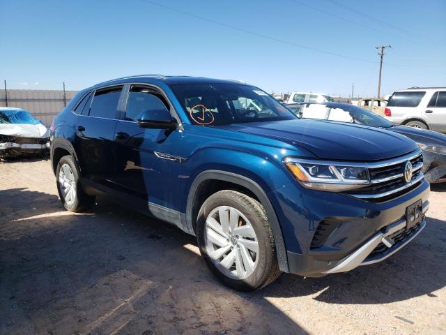 1V2WC2CA4PC204289 - 2023 VOLKSWAGEN ATLAS CROS SE BLUE photo 4