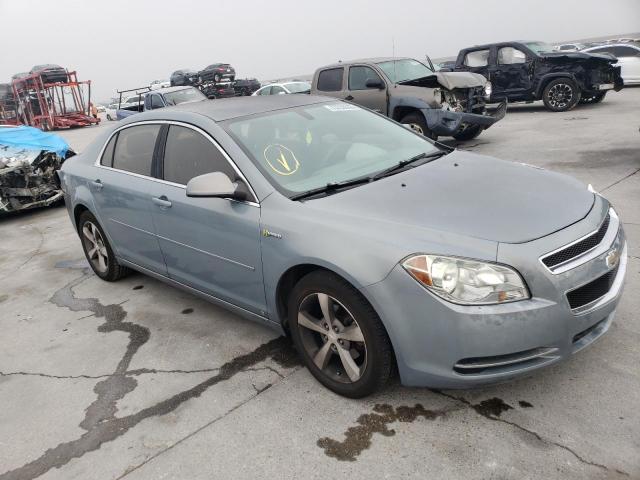 1G1ZF57559F130802 - 2009 CHEVROLET MALIBU HYBRID BLUE photo 4